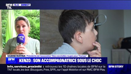 Agression de Kenzo: "Il ne faut pas faire l'amalgame avec tout le peuple corse" pour Sabine Matina (association "Des coccinelles rouges pour Thomas")