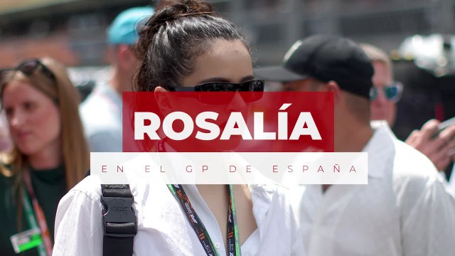 Le preguntan a Rosalía en Montmeló si ha hablado con Alonso o Sainz y el clip se ha hecho viral: respuesta sorprendente
