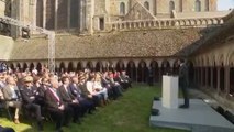 Le discours d'Emmanuel Macron au Mont-Saint-Michel pour le millénaire de l'abbaye