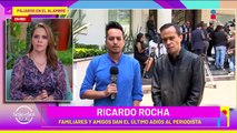 En vivo, hijo de Ricardo Rocha relata últimos momentos de su padre