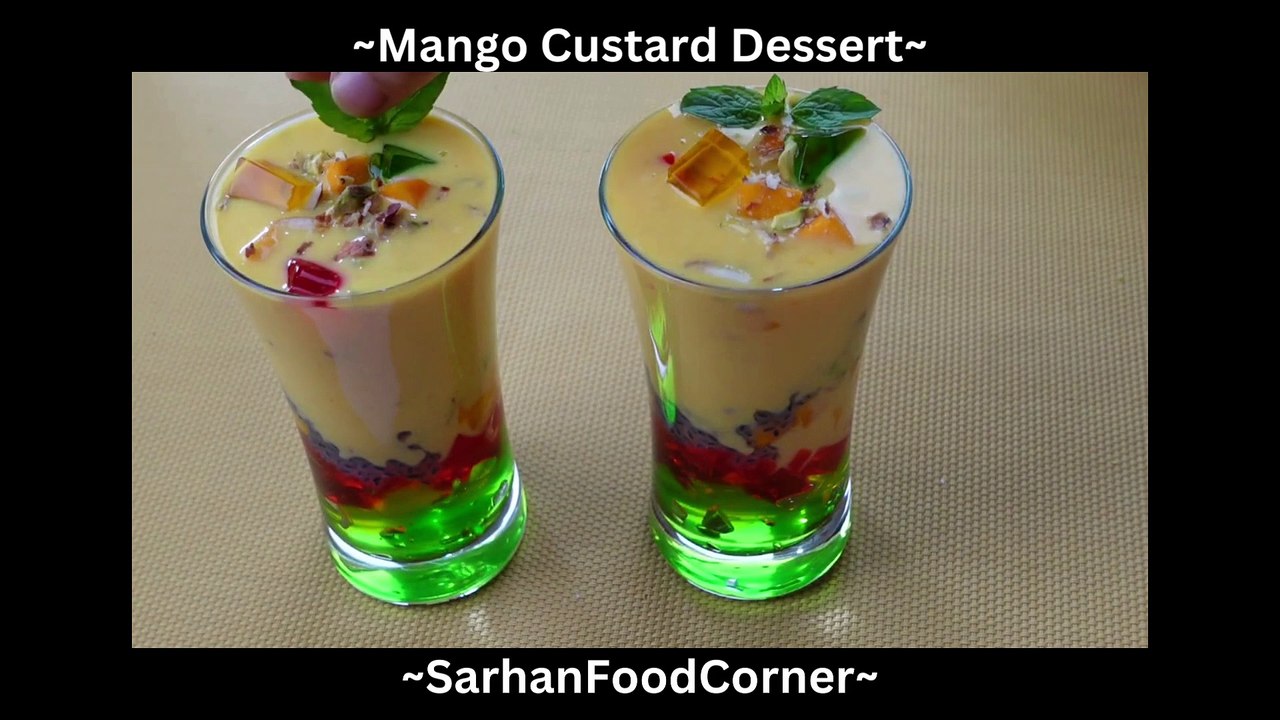 Mango Custard Dessert