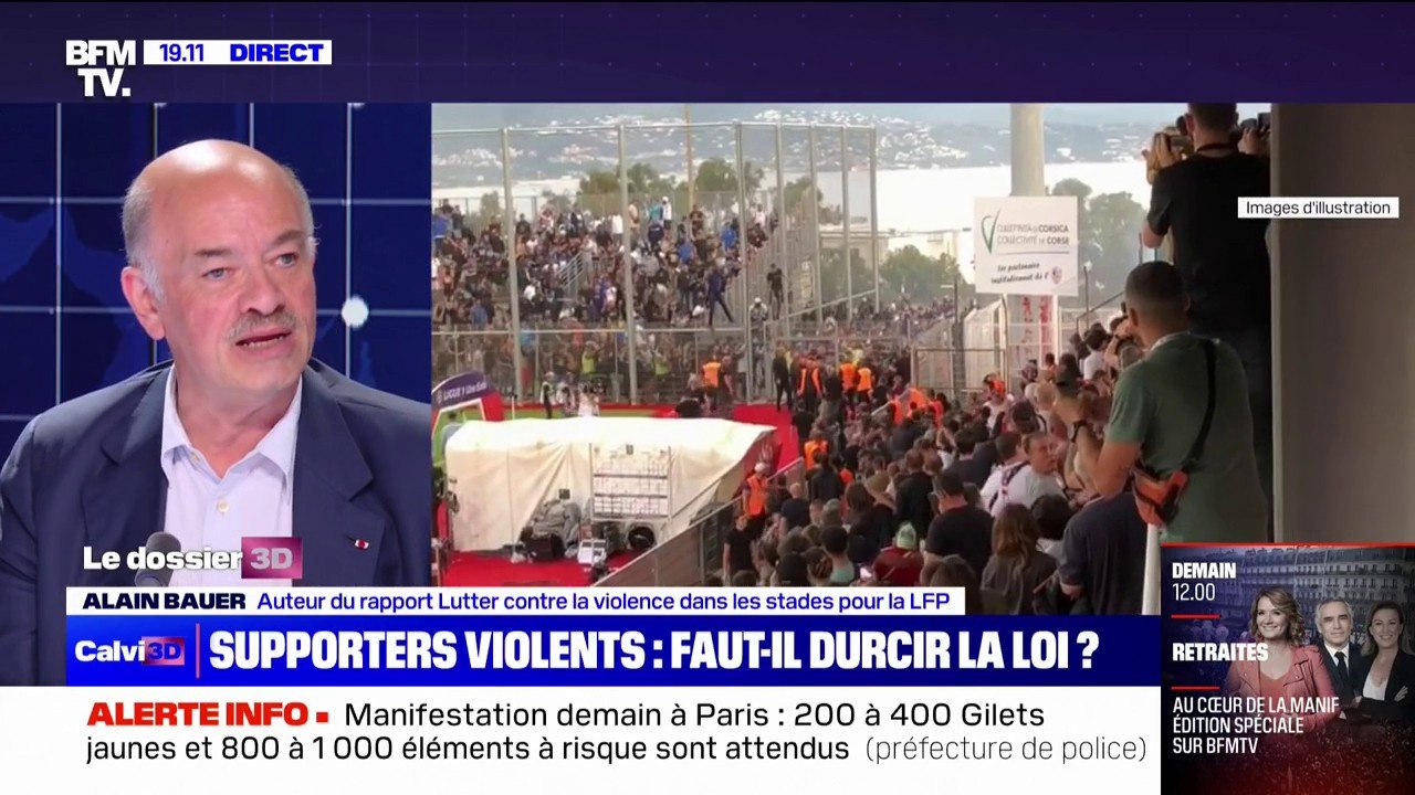 Agression de Kenzo: "Il faut isoler les voyous des supporters", pour Alain Bauer, auteur du rapport Lutter contre la violence dans les stades pour la LFP