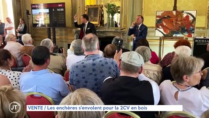 VENTE / Les enchères s'envolent pour la 2CV en bois