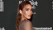 Megan Fox Debuted Shorter Hair While Wearing a Little Black Bikini With a Boob-Baring Keyhole Cutout