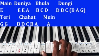 Main Duniya Bhula Dunga Piano Tutorial Part 1  Aashiqui  Julius Murmu Keyboard_1080p
