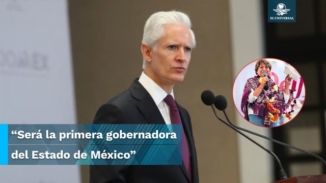 Alfredo del Mazo, gobernador del Edomex felicita a Delfina Gómez por triunfo