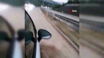 Sel nedeniyle Malatya-Kayseri kara yolunda ulaşım kontrollü sağlanıyor