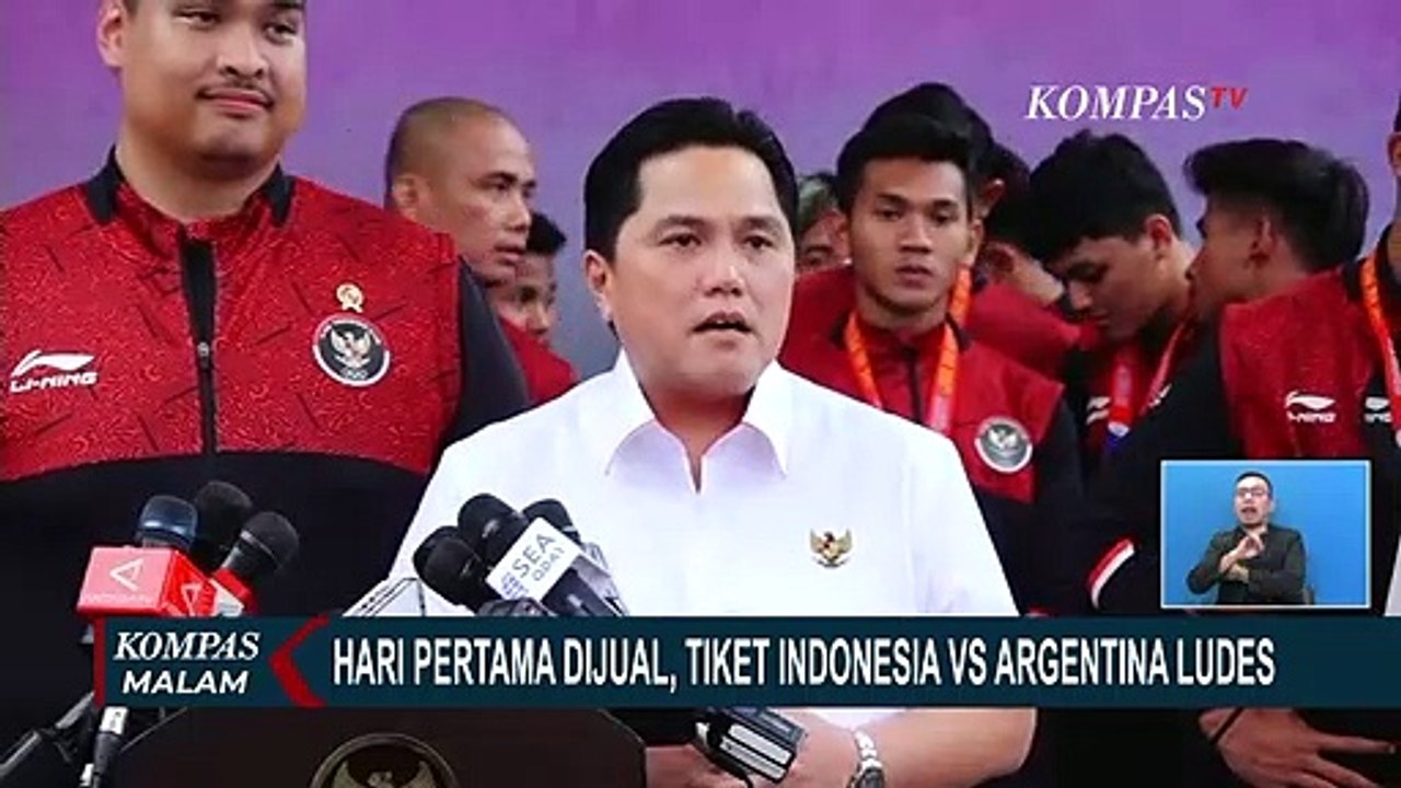 Erick Thohir Klaim Tiket Pertandingan Indonesia Vs Argentina Lebih Murah Daripada Negara Lain!