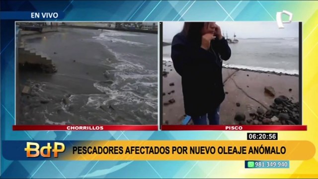Chorrillos: Pescadores afectados por oleajes anómalos