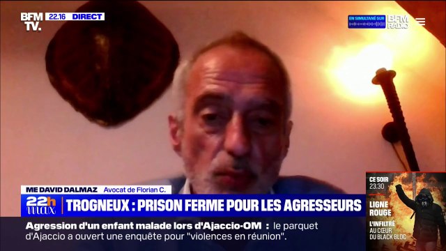 Pour Me David Dalmaz, avocat de Florian C, l'un des agresseurs condamnés de Jean-Baptiste Trogneux, son client n'a pas bien compris la dureté de sa condamnation