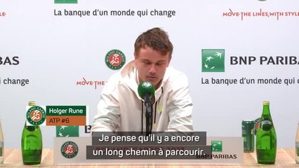 Roland-Garros - Rune : "N°1 mondial ? Il y a encore un long chemin à parcourir"