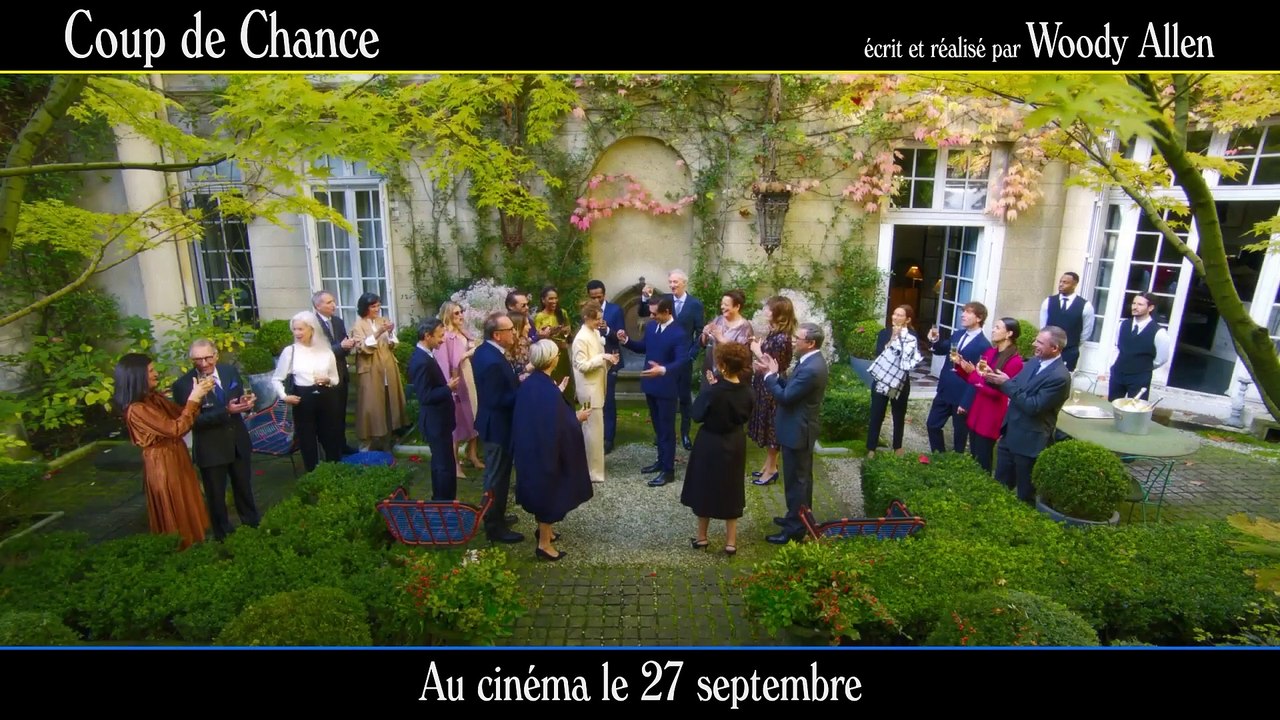 COUP DE CHANCE Bande Annonce (2023) Woody Allen, Valérie Lemercier