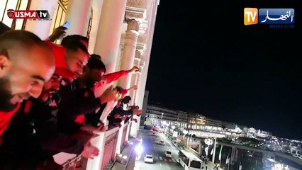 مجسم كأس الكاف يجوب شوارع العاصمة إحتفالا بتتويج الإتحاد