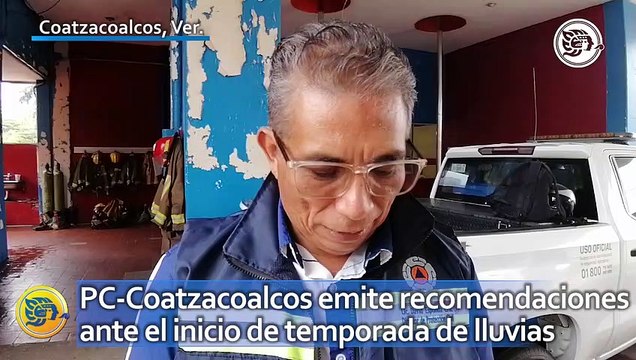 PC-Coatzacoalcos emite recomendaciones ante el inicio de temporada de lluvias