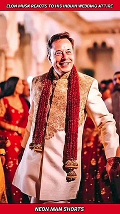 Elon Musk Reacts to his INDIAN Wedding Photo Elon Musk A News Shorts Facts #shorts