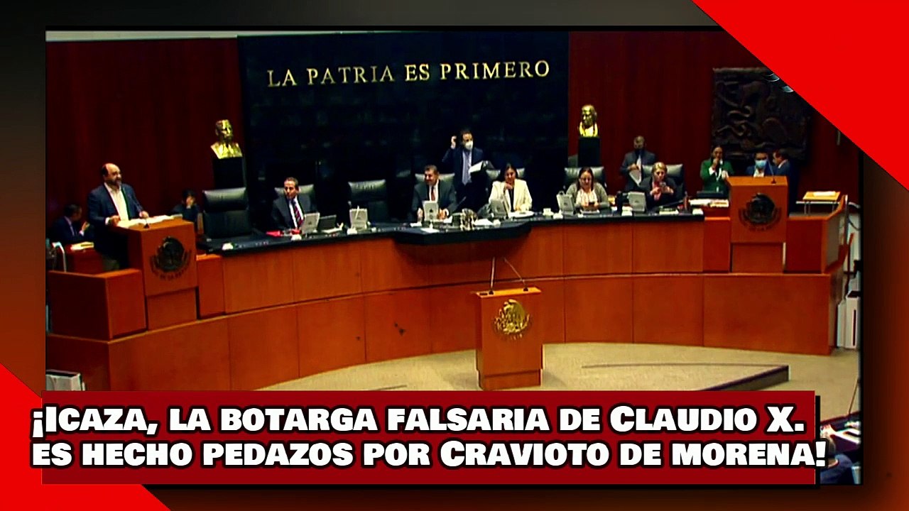 ¡VEAN! ¡Icaza, la botarga falsaria de Claudio X. es hecho pedazos por Cravioto de morena!