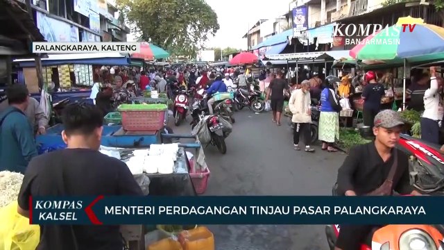 Mendag Zulkifli Hasan Tanggapi Kenaikan Harga Ayam Potong di Pasar Besar Palangkaraya