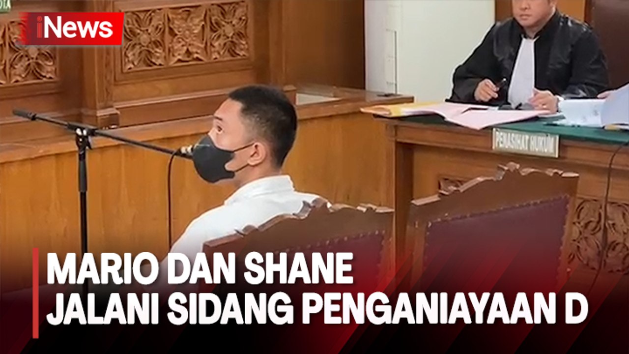 Mario Dandy dan Shane Lukas Jalani Sidang Penga...