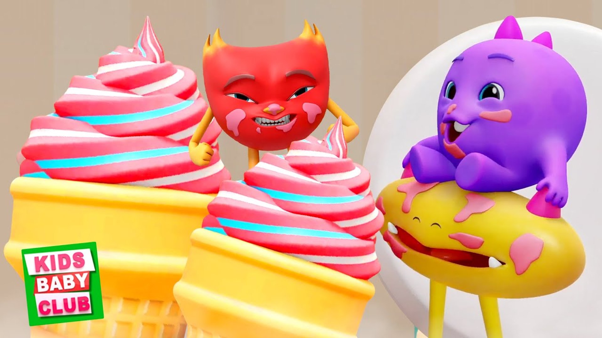 ⁣Ice Cream Meltdown, Kids Comedy Shows, Funny Videos for Babies