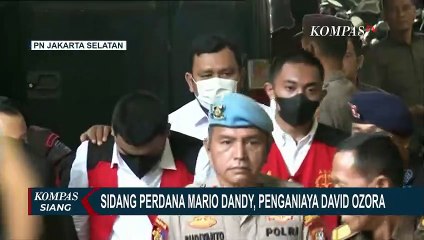 Jalani Sidang Perdana Penganiayaan Bersama Mario Dandy, Shane Lukas Dapat Karangan Bunga Dukungan