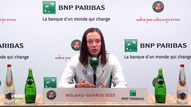 Roland-Garros 2023 - Iga Swiatek : I know how it feels to play against Coco Gauff