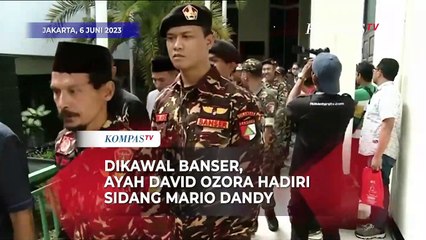 Dikawal Banser, Ayah David Ozora Hadiri Sidang Perdana Mario Dandy
