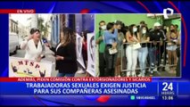 Trabajadoras sexuales asesinadas: asociación pide crear comisión contra extorsionadores y sicarios