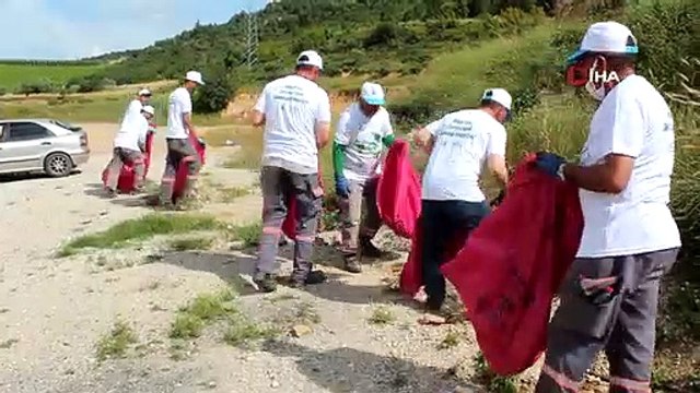 Dünya Çevre Günü'nde çevre temizliği etkinliği düzenlendi