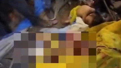 Video: ट्रक ने बाइक को रौंदा, टायर में फंसी लाशें, मची चीख-पुकार