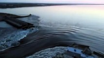 Ucraina, le immagini della diga Kakhovka distrutta - Video