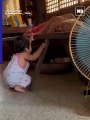 A TikTok video captures the hearts of netizens as it shows a heartwarming moment of a toddler playing peekaboo with her grandmother