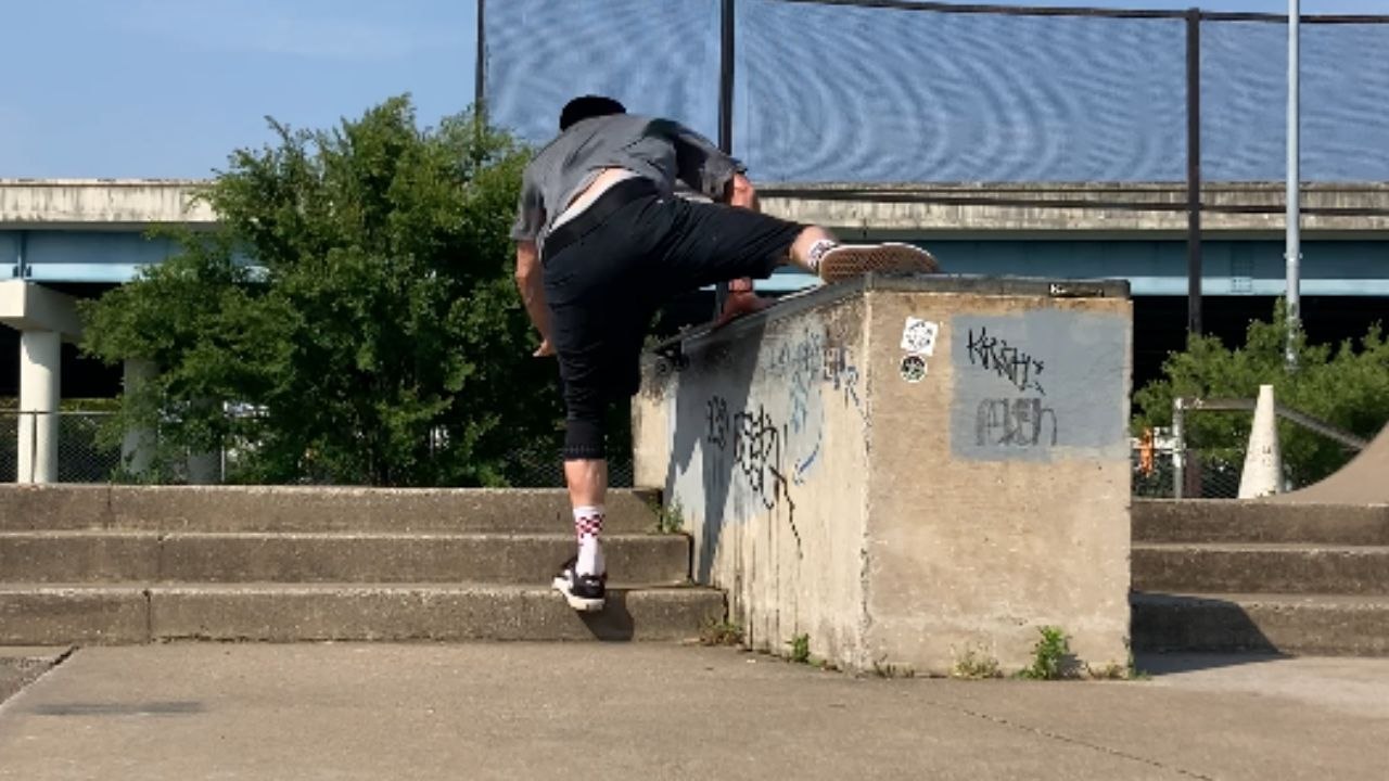 EMBARRASSING crash teaches skateboarder that a...