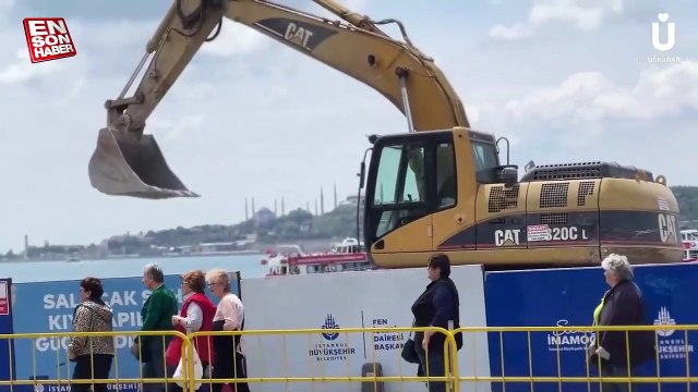 Hilmi Türkmen, İBB tarafından kapatılan Kız Kulesi sahil yolunu paylaştı