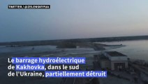Ukraine: le barrage hydroélectrique de Kakhovka partiellement détruit