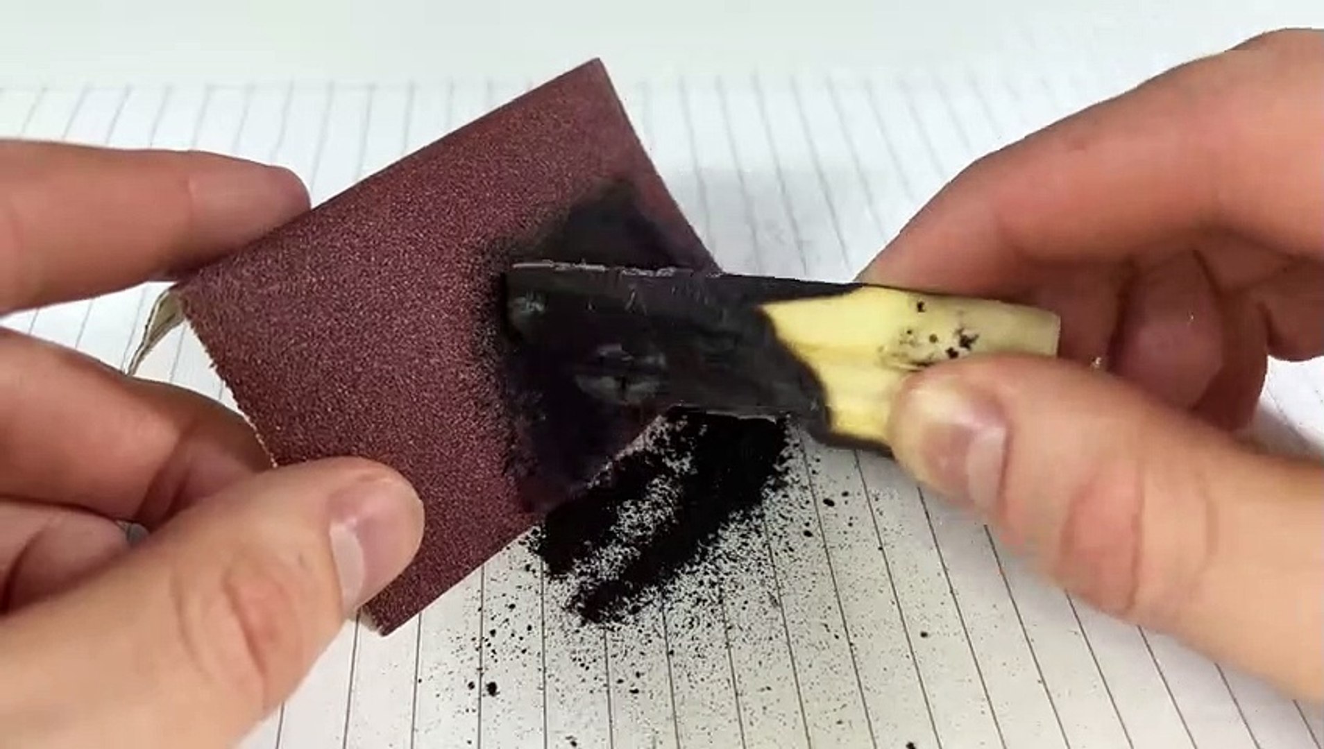 Using Charcoal Powder and Black Super Glue to Repair a Bite