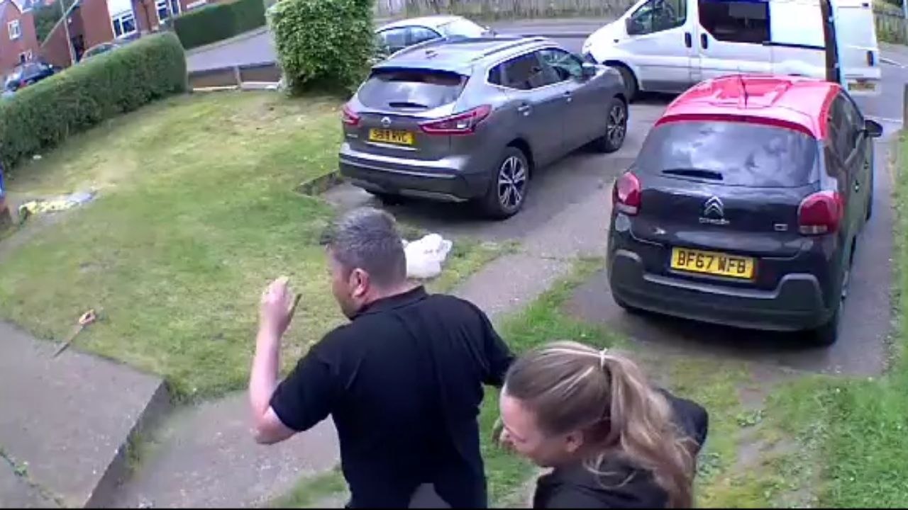 CCTV footage of guy accidentally auditioning for a role in The Em-pipe Strikes Back