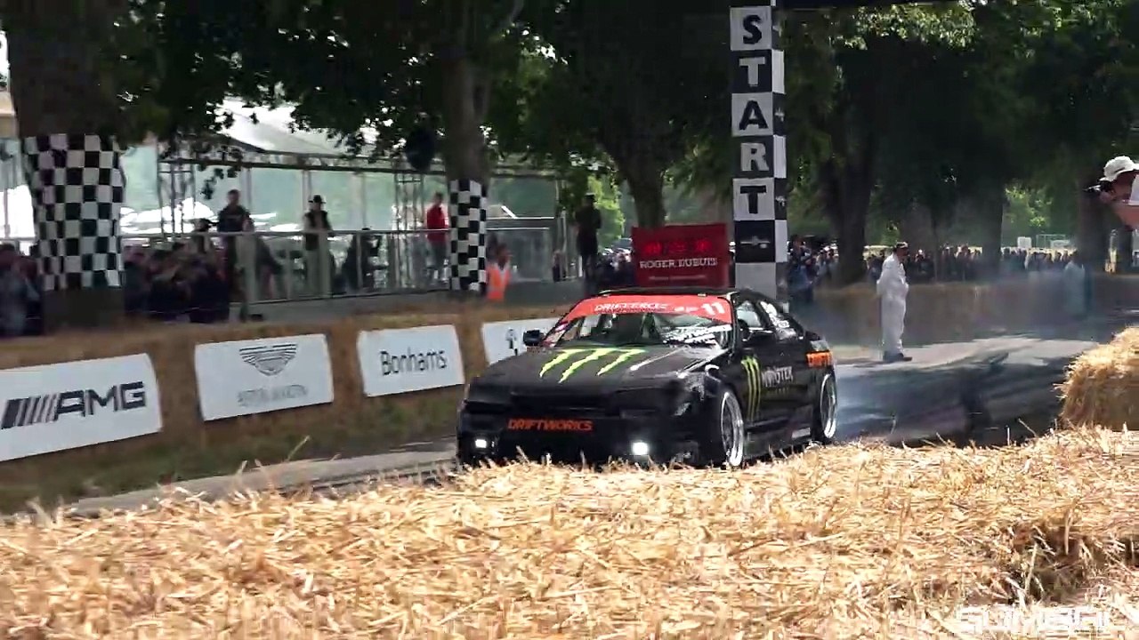 680HP Nissan Skyline R32 GTST 1.5JZ - DRIFTING AT DRIFTKHANA GOODWOOD FOS!
