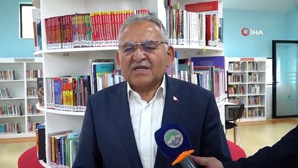 Başkan Büyükkılıç, çocuklara özel 11'inci kütüphaneyi inceledi