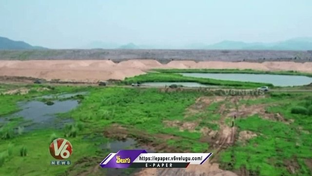 Polavaram Project Drone Visuals _ AP CM YS Jagan _ V6 News