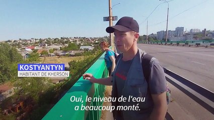 Barrage ukrainien: les habitants de Kherson craignent une inondation