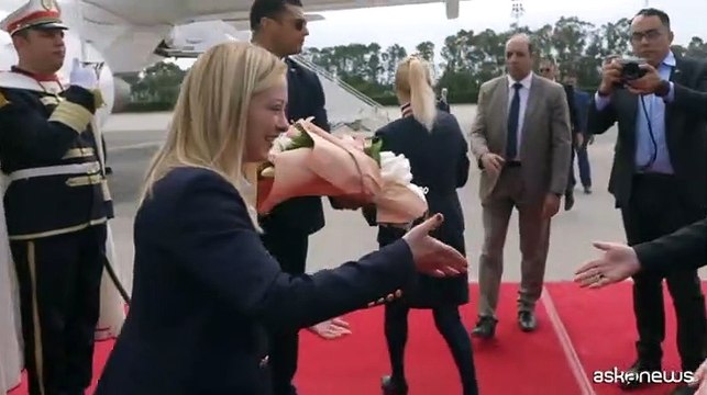 Meloni in visita in Tunisia incontra il presidente Saied