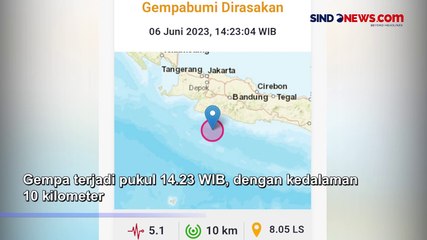 Gempa Magnitudo 5,1 Guncang Sukabumi, Netizen Heboh