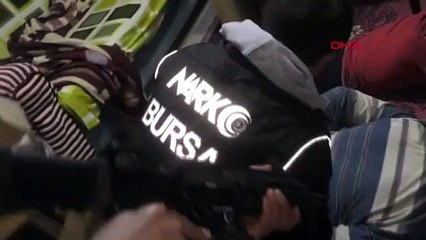 40 suspects ont été arrêtés dans l'opération de stupéfiants qui s'est déroulée dans 4 provinces à Bursa