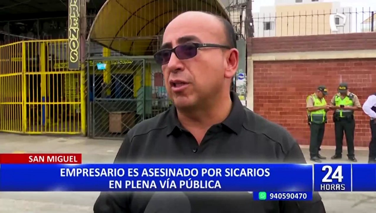 San Miguel: empresario es asesinado a balazos por presunto ajuste de cuentas
