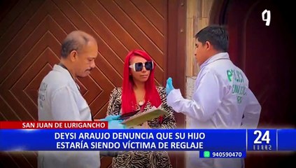 Deysi Araujo descarta irse del país tras denunciar reglaje contra su hijo