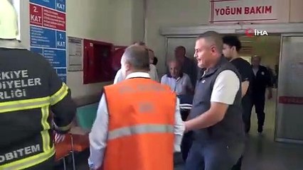 Hastanede gerçekleştirilen yangın tatbikatı gerçeğini aratmadı