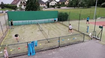 Double diagonale ou un jeu à 2 balles