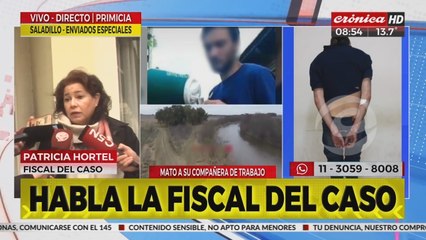 Femicido en Saladillo: habla la fiscal del caso