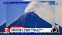 74 rockfalls sa Bulkang Mayon, naitala sa nakalipas na 24 oras — PHIVOLCS | 24 Oras