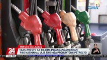 Taas-presyo sa bilihin, pinangangambahan 'pag nagmahal ulit ang mga produktong petrolyo | 24 Oras